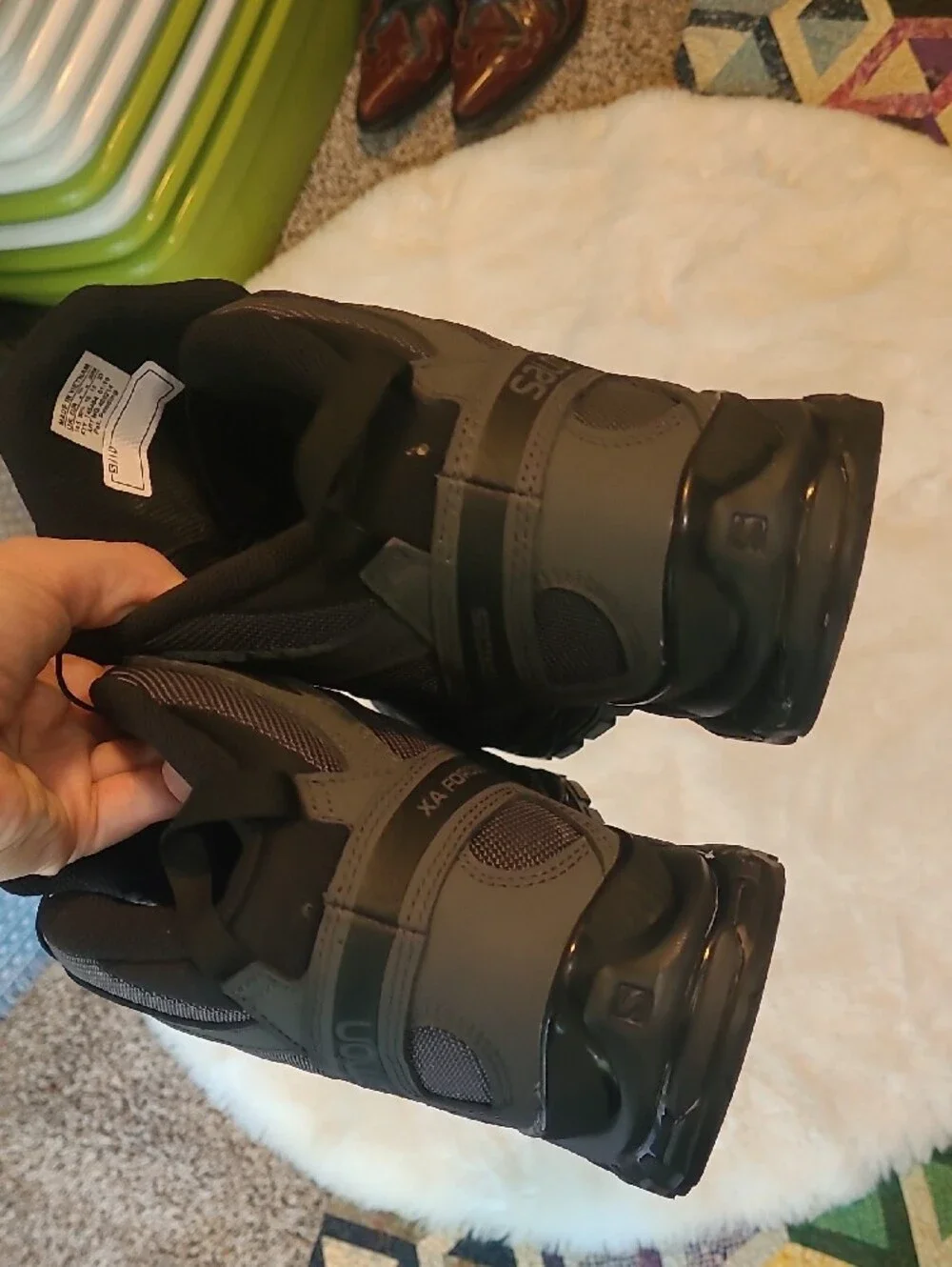 Salomon X Force Mid Gore Tech Tactical Men's Gray Mid-Top Hiking Boots 14.5